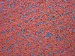Interface Dot Com / Bouclé / 50 cm x 50 cm / Orange