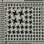 Interface Black and White / Bouclé / 50 cm x 50 cm / Black / 1