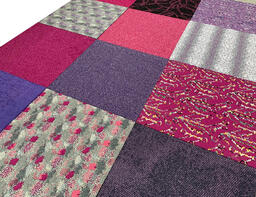 Looking for Interface carpet tiles? Shuffle It in the color Shades of Pink & Purple is an excellent choice. View this and other carpet tiles in our webshop.