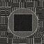 Interface Black and White / Bouclé / 50 cm x 50 cm