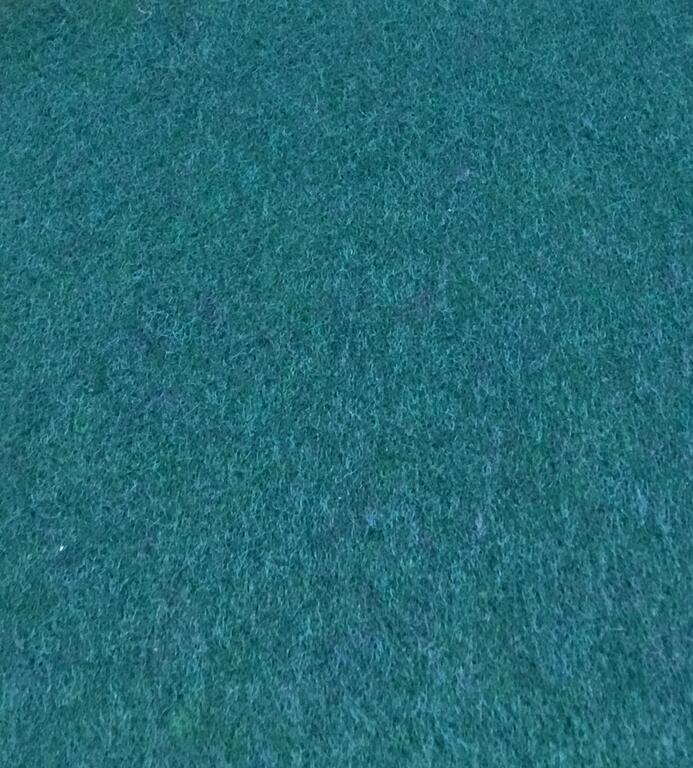 Interface Superflor / Needle felt / 50 cm x 50 cm / Blue, Green