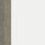 Interface Touch of Timber / Microtuft / 25 cm x 100 cm / Grey, Beige