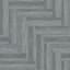 Interface Touch of Timber / Microtuft / 25 cm x 100 cm / Grey