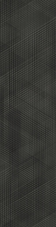 Interface Drawn Aspects 2 / Bouclé / 25 cm x 100 cm / Black