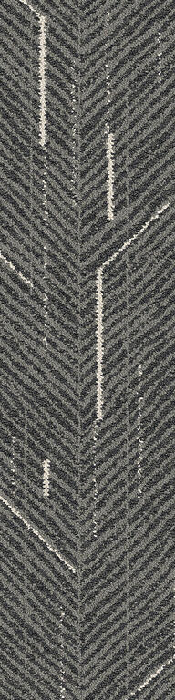 Interface Angular Times / Bouclé / 25 cm x 100 cm / Black, Grey