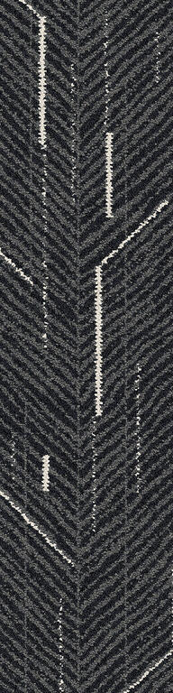 Interface Angular Times / Bouclé / 25 cm x 100 cm / Black, Grey