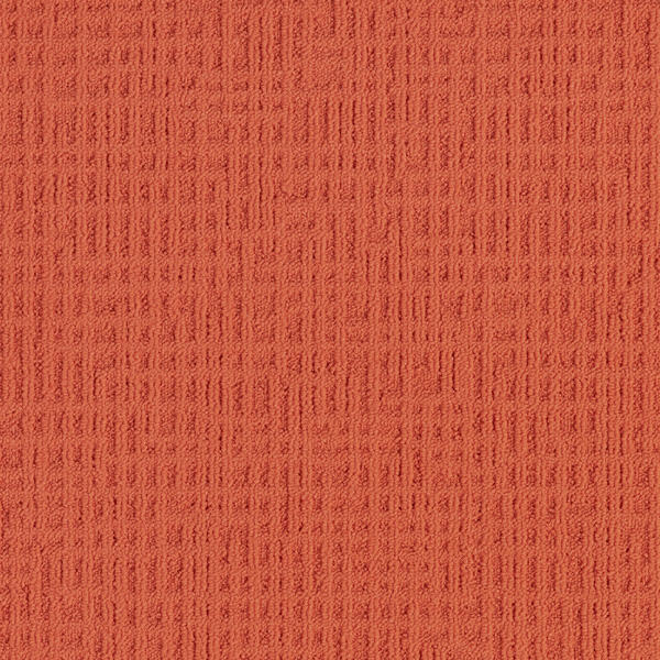 Interface Monochrome / Bouclé / 50 cm x 50 cm / Orange