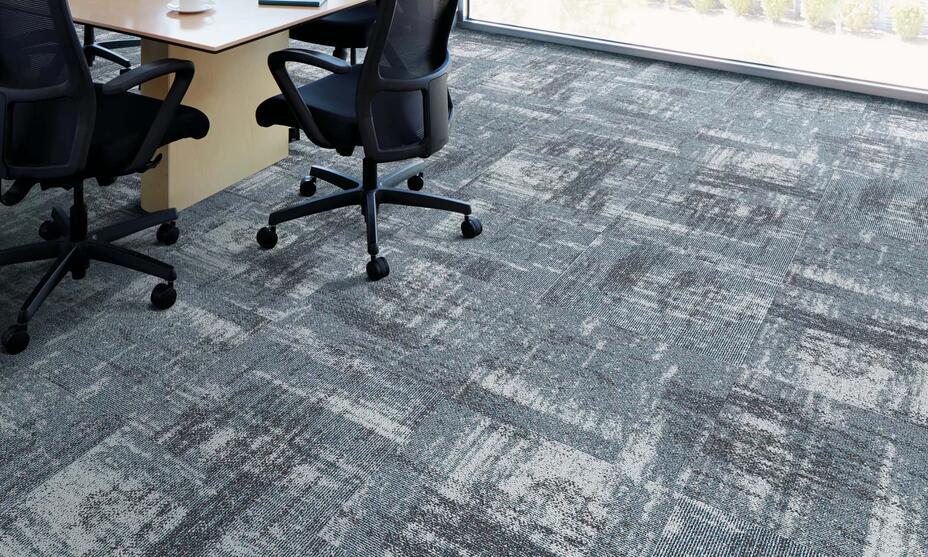 Office carpet tiles / intensive use