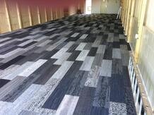 200m2 of Skinny Planks Shades of Grey at a customer