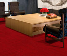 Interface Redeliver Red Carpet Tiles by Interface