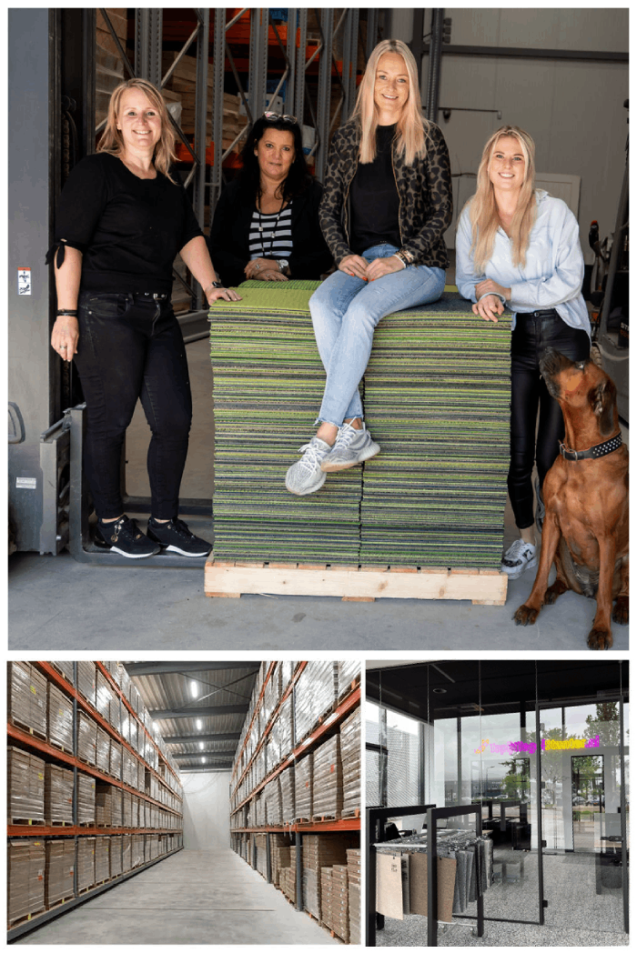 CarpetTilesOutlet, showroom and warehouse in the Netherlands